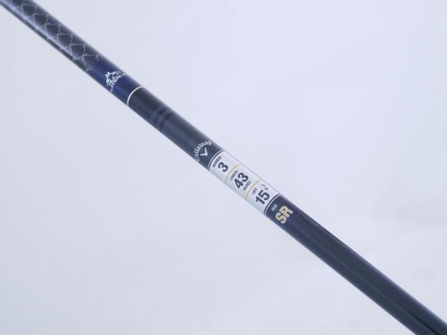 Fairway Wood : callaway : **ของใหม่ ยังไม่แกะพลาสติก** หัวไม้ 3 Callaway Paradym Triple Diamond (รุ่นปี 2023 Low Spin สุดๆ) Loft 15 (ปรับได้) ก้าน Mitsubishi TENSEI 55 Flex SR