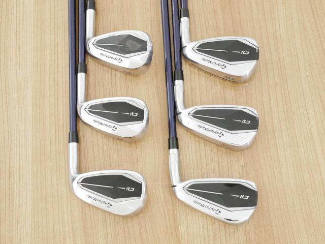 Iron set : Taylormade : ชุดเหล็ก Taylormade Qi (ออกปี 2024 Japan Spec.) มีเหล็ก 6-Pw,Aw (6 ชิ้น) ก้านกราไฟต์ Mitsubishi Diamana TM60 Flex R
