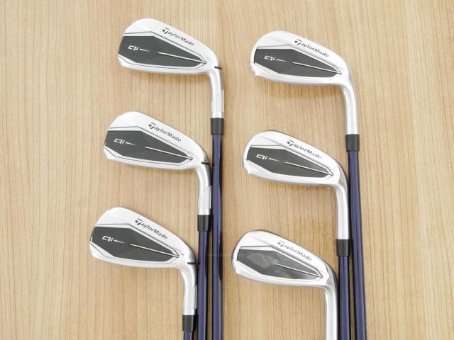 Iron set : Taylormade : ชุดเหล็ก Taylormade Qi (ออกปี 2024 Japan Spec.) มีเหล็ก 6-Pw,Aw (6 ชิ้น) ก้านกราไฟต์ Mitsubishi Diamana TM60 Flex R
