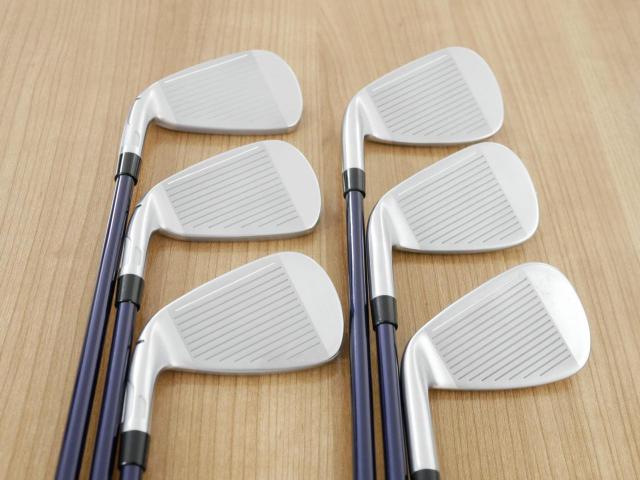 Iron set : Taylormade : ชุดเหล็ก Taylormade Qi (ออกปี 2024 Japan Spec.) มีเหล็ก 6-Pw,Aw (6 ชิ้น) ก้านกราไฟต์ Mitsubishi Diamana TM60 Flex R