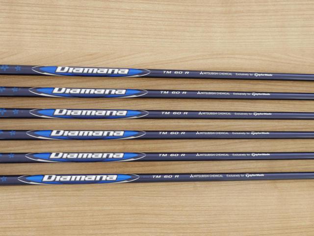 Iron set : Taylormade : ชุดเหล็ก Taylormade Qi (ออกปี 2024 Japan Spec.) มีเหล็ก 6-Pw,Aw (6 ชิ้น) ก้านกราไฟต์ Mitsubishi Diamana TM60 Flex R