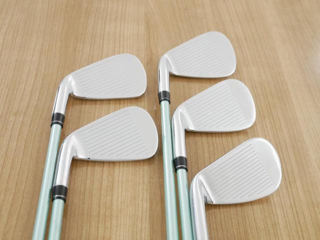 Lady club : All : ชุดเหล็ก Callaway ELYTE Max Fast (รุ่นล่าสุด ออกปี 2025 ตีง่ายมาก ไกล Japan Spec.) มีเหล็ก 7-Pw,Sw (5 ชิ้น) ก้านกราไฟต์ UST Mamiya LINQ 40 Flex L (Lady)