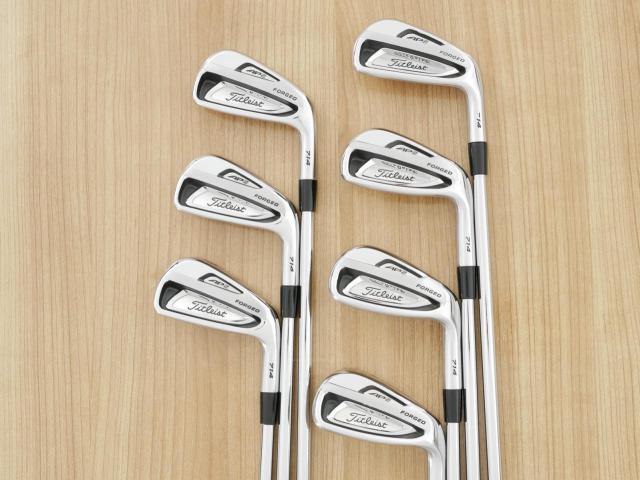Iron set : Titleist : ชุดเหล็ก Titleist AP2 714 Forged มีเหล็ก 4-Pw (7 ชิ้น) ก้านเหล็ก NS Pro 950 Flex R