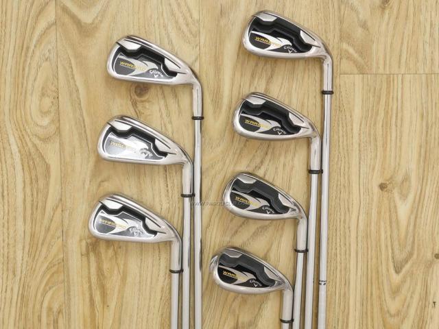 Iron set : Callaway : ชุดเหล็ก Callaway Warbird มีเหล็ก 5-Pw,Sw (7 ชิ้น) ก้านเหล็ก Flex R