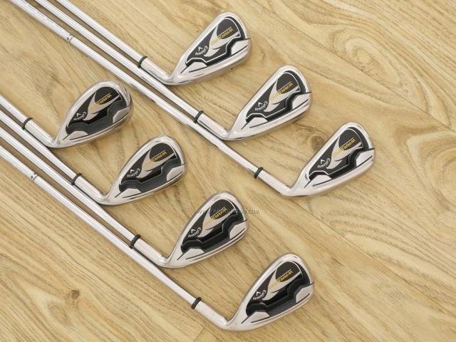 Iron set : Callaway : ชุดเหล็ก Callaway Warbird มีเหล็ก 5-Pw,Sw (7 ชิ้น) ก้านเหล็ก Flex R