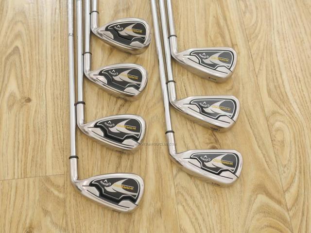 Iron set : Callaway : ชุดเหล็ก Callaway Warbird มีเหล็ก 5-Pw,Sw (7 ชิ้น) ก้านเหล็ก Flex R