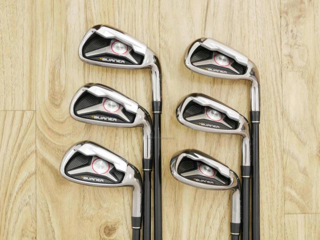 Iron set : Taylormade : ชุดเหล็ก Taylormade Burner มีเหล็ก 6-Pw,Sw (6 ชิ้น) ก้านกราไฟต์ Flex R