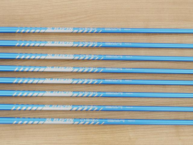 Iron set : Katana : ชุดเหล็กกระเทย Katana Sword SL-Eleven มีเหล็ก 6-12,Sw (8 ชิ้น เทียบเท่า 5-Pw,Aw,Sw) ก้านกราไฟต์ Flex R