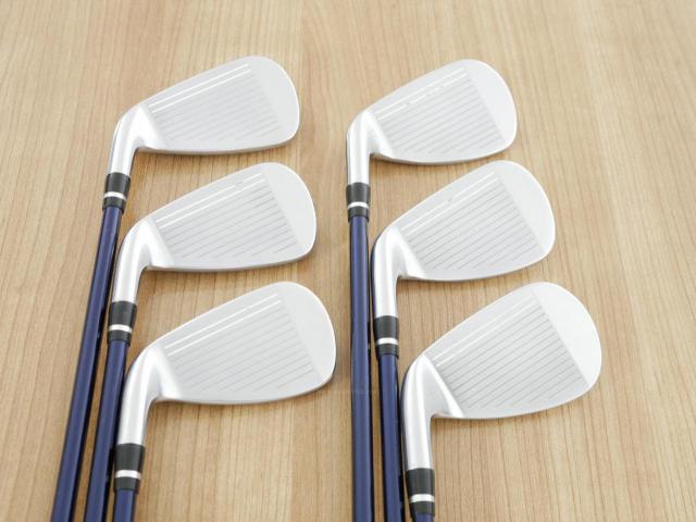 Iron set : Yamaha : ชุดเหล็ก Yamaha Inpres UD+2 (ออกปี 2021 ตีไกลที่สุด ไกลกว่าเหล็กทั่วไป 2 เบอร์ หน้าเด้ง COR 0.822) มีเหล็ก 6-Pw,Aw (6 ชิ้น) ก้านกราไฟต์ Fujikura Air Speeder M421i Flex R