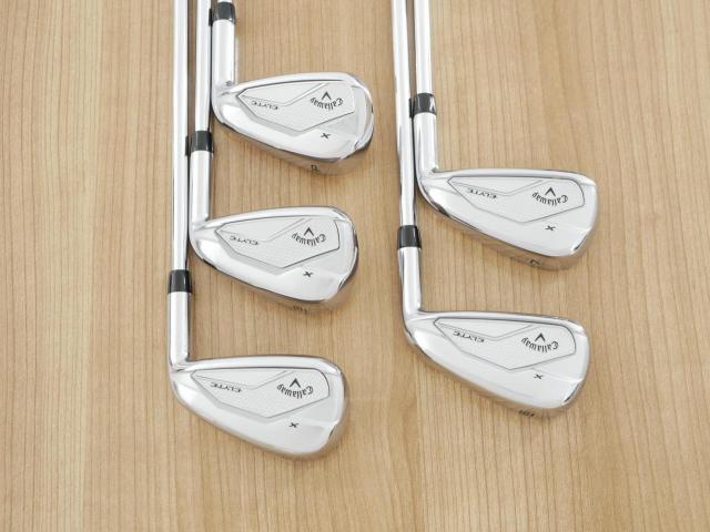 Iron set : Callaway : ชุดเหล็ก Callaway ELYTE X (รุ่นล่าสุด ออกปี 2025 ตีง่ายมาก ไกล Japan Spec.) มีเหล็ก 6-Pw (5 ชิ้น) ก้านเหล็ก NS Pro 750 NEO Flex R