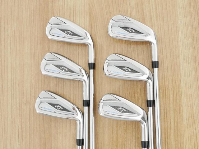 Iron set : Callaway : ชุดเหล็ก Callaway Paradym Ai Smoke HL (ออกปี 2024 ตีง่ายมาก ไกล Japan Spec.) มีเหล็ก 5-Pw (6 ชิ้น) ก้านเหล็ก NS Pro 950 NEO Flex S