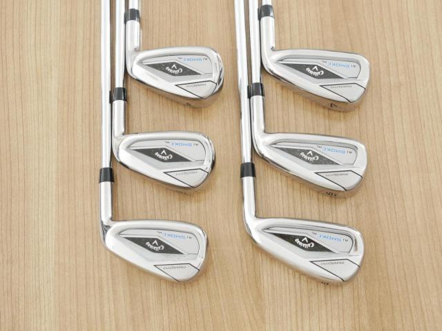Iron set : Callaway : ชุดเหล็ก Callaway Paradym Ai Smoke HL (ออกปี 2024 ตีง่ายมาก ไกล Japan Spec.) มีเหล็ก 5-Pw (6 ชิ้น) ก้านเหล็ก NS Pro 950 NEO Flex S