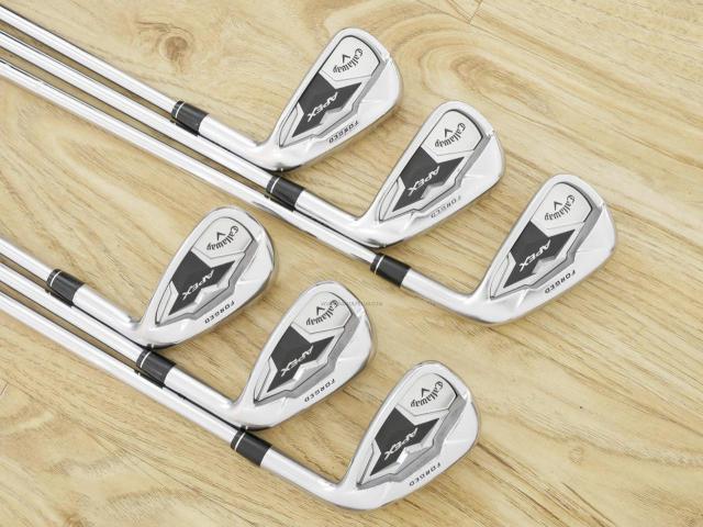 Iron set : Callaway : ชุดเหล็ก Callaway APEX Forged (ออกปี 2019) มีเหล็ก 5-Pw (6 ชิ้น) ก้านเหล็ก NS Pro 950 Flex S