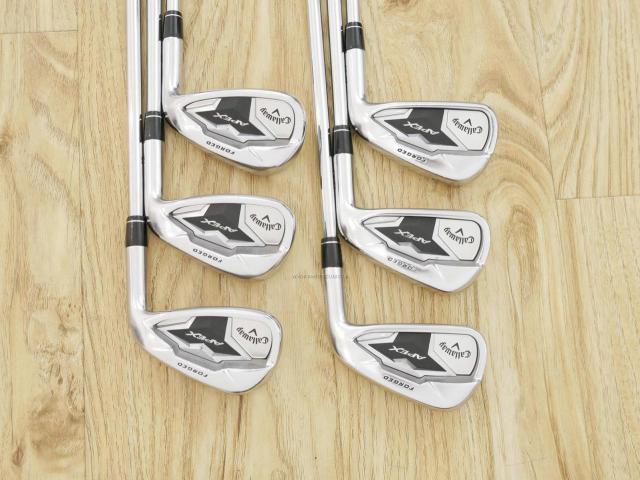 Iron set : Callaway : ชุดเหล็ก Callaway APEX Forged (ออกปี 2019) มีเหล็ก 5-Pw (6 ชิ้น) ก้านเหล็ก NS Pro 950 Flex S