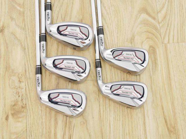 Iron set : Honma : ชุดเหล็ก Honma Bezeal 535 (ปี 2019 รุ่นนี้ใบใหญ่ที่สุดของ Honma) มีเหล็ก 6-10 (5 ชิ้น) ก้านเหล็ก NS Pro 950 Flex S
