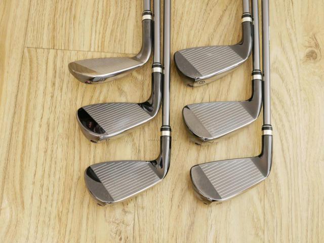 Iron set : PRGR : ชุดเหล็กกระเทย PRGR New Egg Iron (รุ่นปี 2017 ตีง่ายและไกลมาก) มีเหล็ก 6-Pw,Sw (6 ชิ้น) ก้านกราไฟต์ Flex R (M-37)