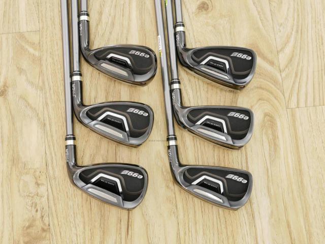 Iron set : PRGR : ชุดเหล็กกระเทย PRGR New Egg Iron (รุ่นปี 2017 ตีง่ายและไกลมาก) มีเหล็ก 6-Pw,Sw (6 ชิ้น) ก้านกราไฟต์ Flex R (M-37)