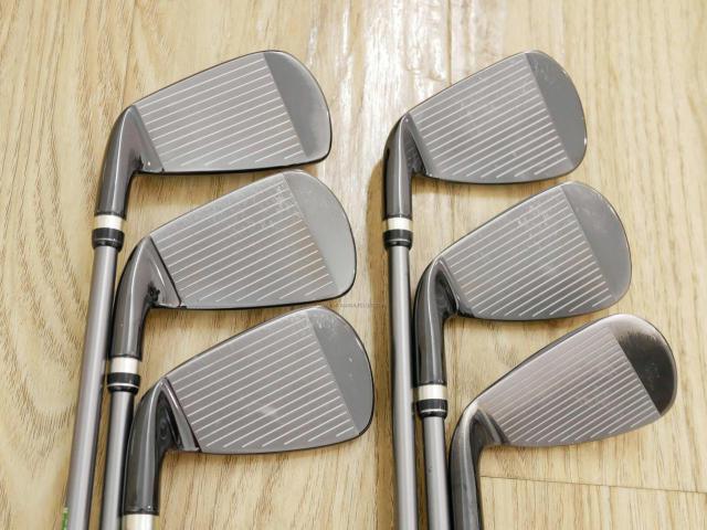 Iron set : PRGR : ชุดเหล็กกระเทย PRGR New Egg Iron (รุ่นปี 2017 ตีง่ายและไกลมาก) มีเหล็ก 6-Pw,Sw (6 ชิ้น) ก้านกราไฟต์ Flex R (M-37)