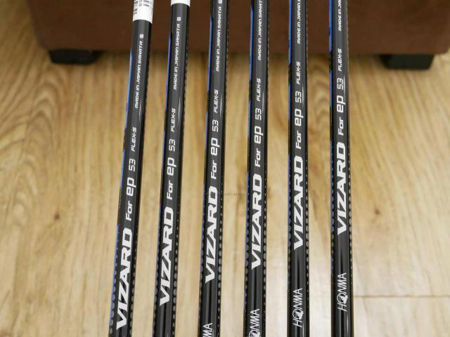 Iron set : Honma : ชุดเหล็ก Honma LB-808 EP (หน้าเด้ง) มีเหล็ก 5-10 (6 ชิ้น) ก้านกราไฟต์ Honma Vizard 53 Flex S
