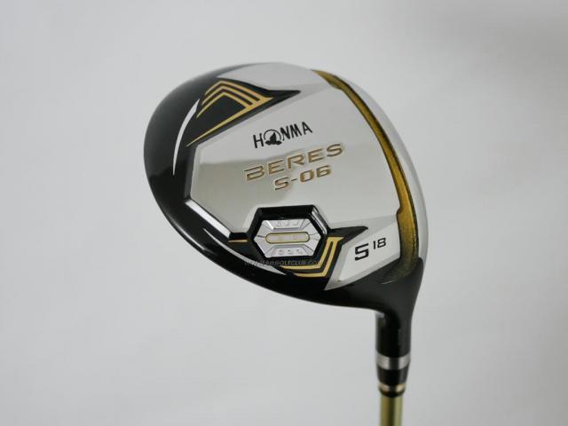 Fairway Wood : Honma : หัวไม้ 5 Honma Beres S-06 (รุ่นล่าสุด ออกปี 2018) Loft 18 ก้าน ARMRQ X (47) FLex R (2 ดาว)