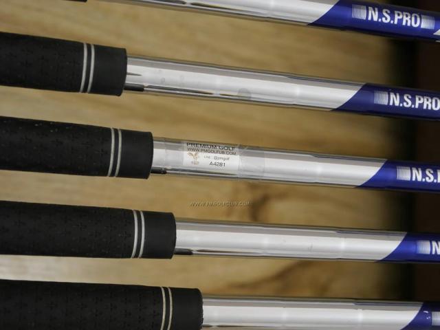 Iron set : PRGR : ชุดเหล็กกระเทย PRGR New Egg Forged (ตีง่ายมาก ไกล) มีเหล็ก 6-Pw (5 ชิ้น) ก้านเหล็ก NS Pro ZELOS 8 Flex R