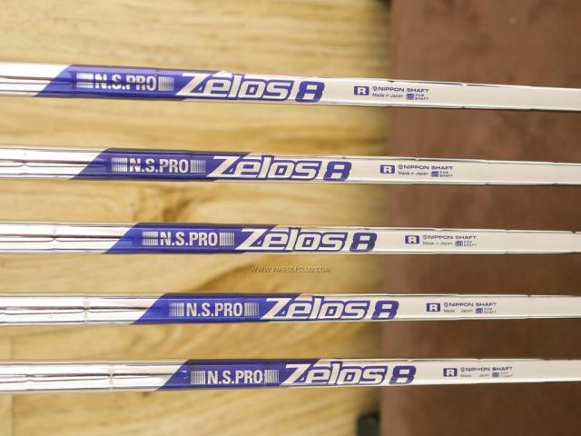 Iron set : PRGR : ชุดเหล็กกระเทย PRGR New Egg Forged (ตีง่ายมาก ไกล) มีเหล็ก 6-Pw (5 ชิ้น) ก้านเหล็ก NS Pro ZELOS 8 Flex R