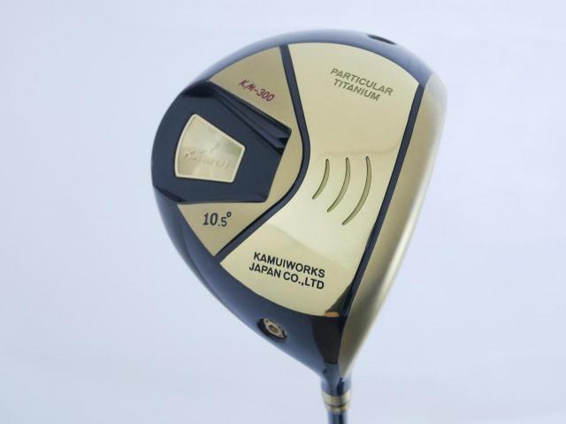 Driver : Kamuiworks : Kamuiworks KM-300 Gold (ปี 2018 หน้าเด้งเกินกฏ มีสปริงข้างใน) Loft 10.5 ก้าน Fujikura Double Kick Flex R