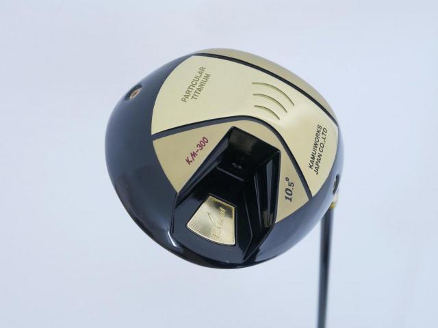 Driver : Kamuiworks : Kamuiworks KM-300 Gold (ปี 2018 หน้าเด้งเกินกฏ มีสปริงข้างใน) Loft 10.5 ก้าน Fujikura Double Kick Flex R