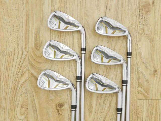 Iron set : Katana : ชุดเหล็ก Katana Voltio Model J Gold (ออกปี 2017 หน้าเด้ง ตีง่าย ไกล) มีเหล็ก 5-Pw (6 ชิ้น) ก้านกราไฟต์ Fujikura Speeder 550 Flex R
