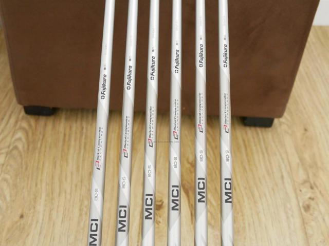 Iron set : Epon : ชุดเหล็ก EPON AF-705 Forged (ปี 2019 ใบใหญ่ ตีง่าย ไกล) มีเหล็ก 6-Pw,Aw (6 ชิ้น) ก้านกราไฟต์ Fujikura MCI 80 Flex S