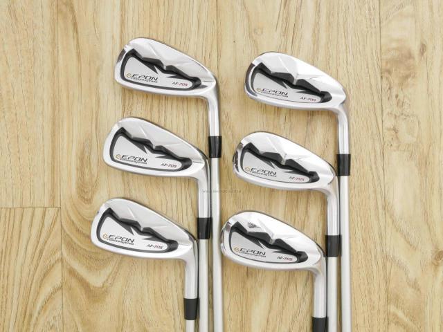 Iron set : Epon : ชุดเหล็ก EPON AF-705 Forged (ปี 2019 ใบใหญ่ ตีง่าย ไกล) มีเหล็ก 6-Pw,Aw (6 ชิ้น) ก้านกราไฟต์ Fujikura MCI 80 Flex S