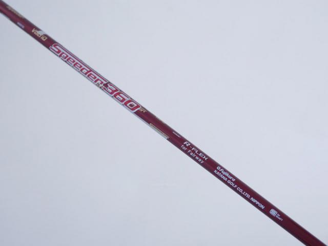 Fairway Wood : Katana : หัวไม้ 5 Katana Voltio IV G Black (ออกปี 2016 มี Offset กันลูกบานออกขวา) Loft 18 ก้าน Fujikura Speeder 360 Flex R