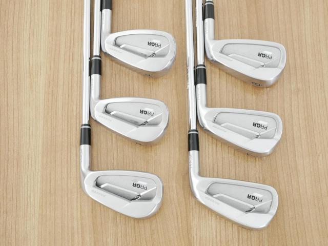 Iron set : PRGR : ชุดเหล็ก PRGR 03 Forged (รุ่นปี 2023 ตีง่าย ไกลมากๆๆ) มีเหล็ก 6-Pw,AW (6 ชิ้น) ก้านเหล็ก NS Pro 85 Flex SR (M-40)