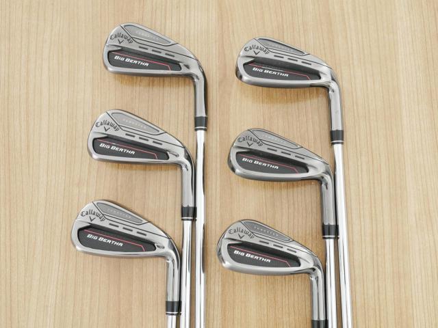 Iron set : Callaway : ชุดเหล็ก Callaway Big Bertha (ออกปี 2023 ตีง่ายที่สุดของ Callaway) มีเหล็ก 6-Pw,Aw (6 ชิ้น) ก้านเหล็ก NS Pro 950 Neo Flex S