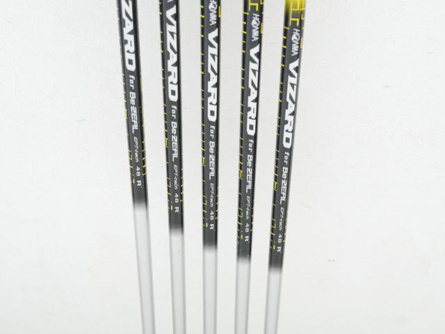 Iron set : Honma : ชุดเหล็ก Honma Bezeal 525 (ออกปี 2016 รุ่นนี้ใบใหญ่ที่สุดของ Honma) มีเหล็ก 6-10 (5 ชิ้น) ก้านกราไฟต์ Honma Vizard 48 Flex R