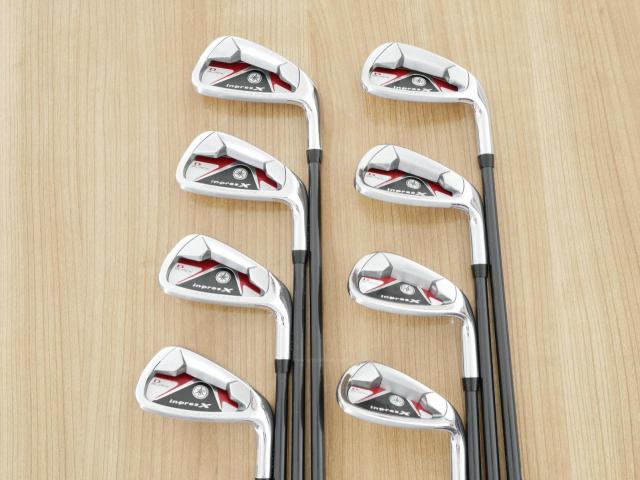 Iron set : Yamaha : ชุดเหล็ก Yamaha Inpres X D Black (หน้า Maraging เด้ง ไกลมากๆ) มีเหล็ก 5-Pw,Aw,Sw (8 ชิ้น) ก้านกราไฟต์ Flex R