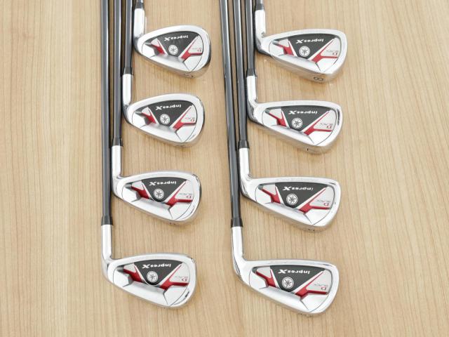 Iron set : Yamaha : ชุดเหล็ก Yamaha Inpres X D Black (หน้า Maraging เด้ง ไกลมากๆ) มีเหล็ก 5-Pw,Aw,Sw (8 ชิ้น) ก้านกราไฟต์ Flex R