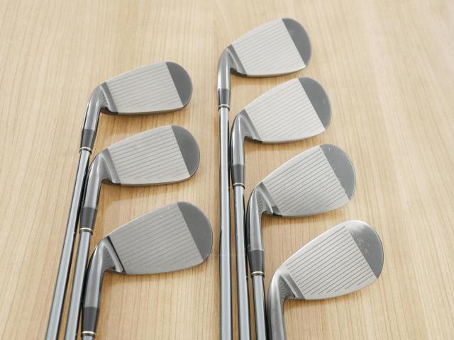 Iron set : Tsuruya : ชุดเหล็ก Tsuruya AXEL Gold Premium III (ออกปี 2019 ของใหม่ 6 หมื่นกว่าบาท หน้าเด้งสุดๆ ไกลสุดๆๆ) มีเหล็ก 7-Pw,Aw,As,Sw (7 ชิ้น) ก้านกราไฟต์ Flex R