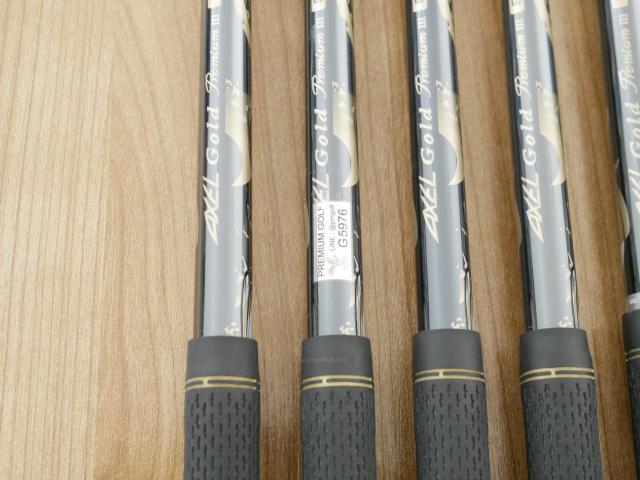 Iron set : Tsuruya : ชุดเหล็ก Tsuruya AXEL Gold Premium III (ออกปี 2019 ของใหม่ 6 หมื่นกว่าบาท หน้าเด้งสุดๆ ไกลสุดๆๆ) มีเหล็ก 7-Pw,Aw,As,Sw (7 ชิ้น) ก้านกราไฟต์ Flex R