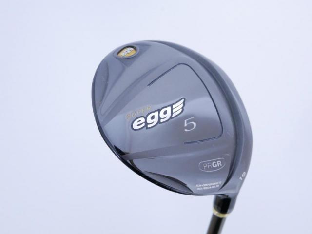 Fairway Wood : PRGR : หัวไม้ 5 PRGR Super Egg (หน้าเด้งเกินกฏ COR 0.84 ออกปี 2018 หายากมาก) Loft 19 Flex R (M-37)