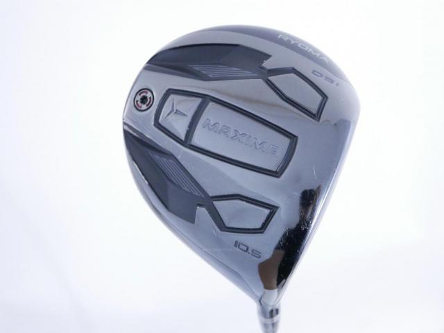 Driver : Ryoma : ไดรเวอร์ Ryoma Maxima III Special Tunning (ตัวใหม่ล่าสุด ออกปี 2024 หน้าเด้งเกินกฏ ไกลมากๆๆ) Loft 10.5 ก้านตัวท็อป RYOMA BEYOND POWER III FLEX ∞