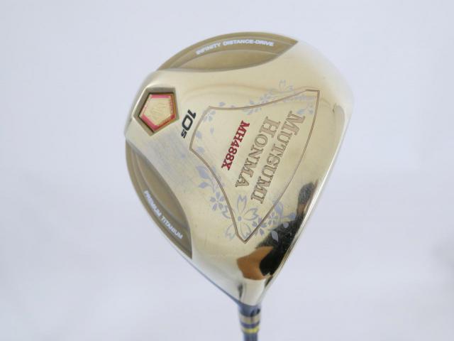 Driver : Other Brand : ไดรเวอร์ Mutsumi Honma MH488X (หัวขนาด 488cc. หน้าเด้งเกินกฏ) Loft 10.5 Flex SR