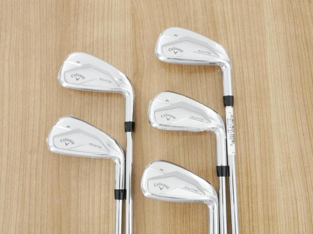 Iron set : Callaway : **ของใหม่ ยังไม่แกะพลาสติก** ชุดเหล็ก Callaway ELYTE X (ออกปี 2025 ตีง่ายมาก ไกล Japan Spec.) มีเหล็ก 6-Pw (5 ชิ้น) ก้านเหล็ก NS Pro Zelos 7 Flex R