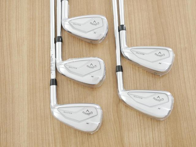 Iron set : Callaway : **ของใหม่ ยังไม่แกะพลาสติก** ชุดเหล็ก Callaway ELYTE X (ออกปี 2025 ตีง่ายมาก ไกล Japan Spec.) มีเหล็ก 6-Pw (5 ชิ้น) ก้านเหล็ก NS Pro Zelos 7 Flex R