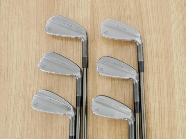 Iron set : Taylormade : **ของใหม่ ยังไม่แกะพลาสติก** ชุดเหล็ก Taylormade P770 Black Forged (รุ่นล่าสุด ออกปี 2024 นุ่ม แน่น) มีเหล็ก 5-Pw (6 ชิ้น) ก้านเหล็ก NS Pro Modus 120 Flex S