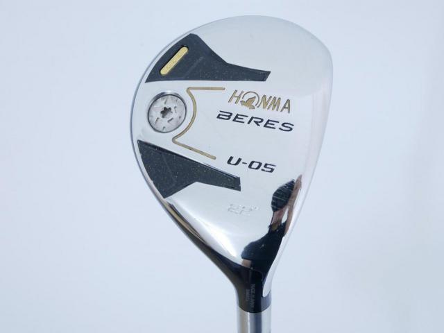 Fairway Wood : Honma : **มีบุบ** ไม้กระเทย Honma Beres U-05 (รุ่นปี 2017) Loft 22 ก้าน Honma Vizard UT55 Flex R