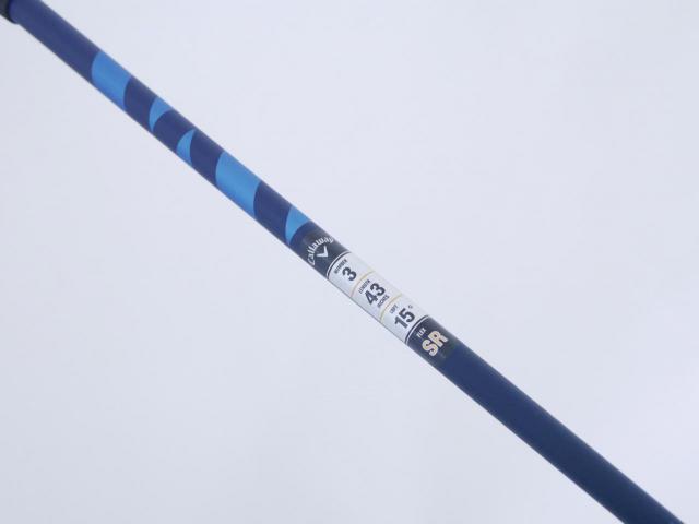 Fairway Wood : callaway : หัวไม้ 3 Callaway Paradym (รุ่นปี 2023 Japan Spec.) Loft 15 (ปรับได้) ก้าน Fujikura Ventus TR 5 Flex SR