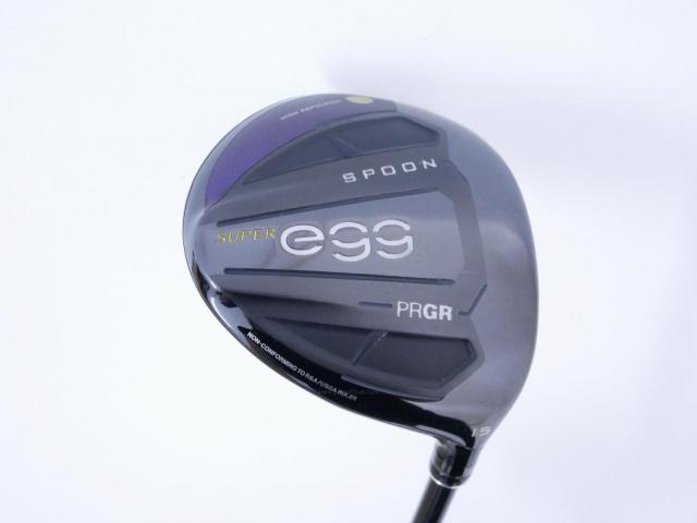 Fairway Wood : PRGR : หัวไม้ 3 PRGR Super Egg (รุ่นปี 2021 หน้าเด้งเกินกฏ COR 0.84 หายากมาก) Loft 15 Flex R2 (M-35)