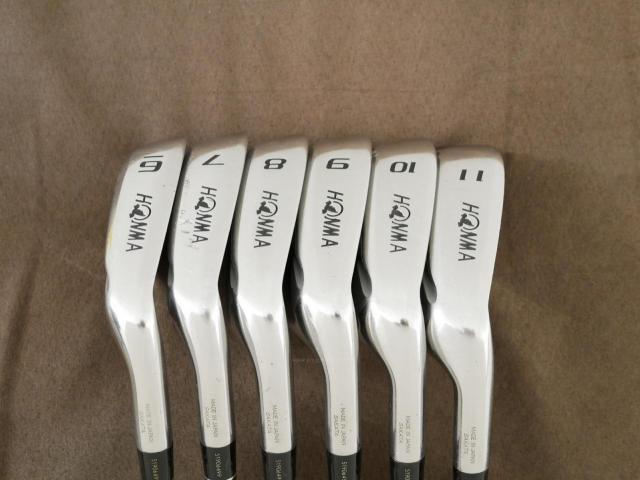 Iron set : Honma : ชุดเหล็ก Honma Bezeal 525 (ออกปี 2016 รุ่นนี้ใบใหญ่ที่สุดของ Honma) มีเหล็ก 6-11 (6 ชิ้น) ก้านกราไฟต์ Honma Vizard 48 Flex SR