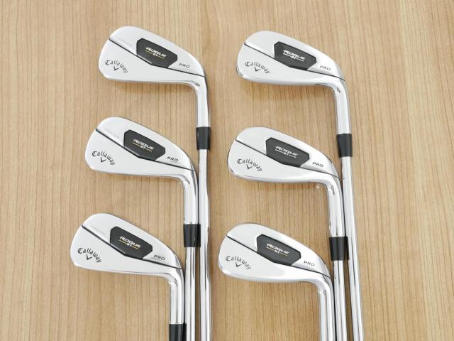 Iron set : Callaway : ชุดเหล็ก Callaway Rogue ST Pro (ออกปี 2022 คม นุ่ม แน่นมาก) มีเหล็ก 5-Pw (6 ชิ้น) ก้านเหล็ก Dynamic Gold 95 S200